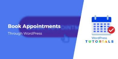 book appointments through WordPress