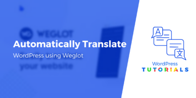 how to automatically translate wordpress