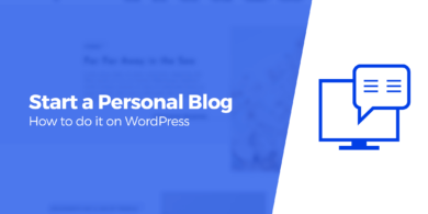 start a personal blog