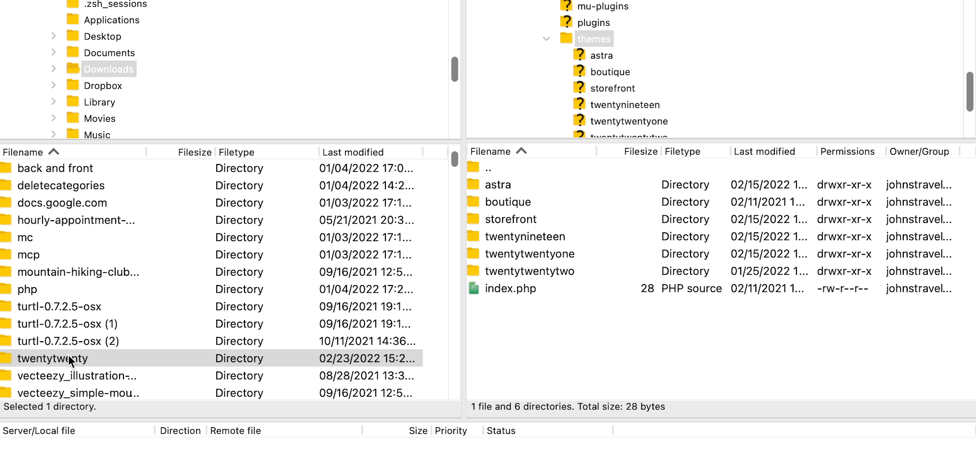 what is ftp and how do you move around folders