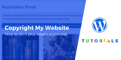 copyright my website