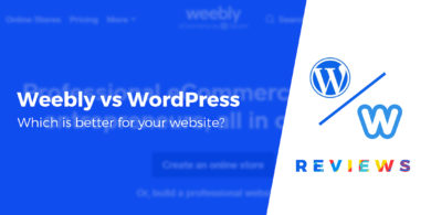 Weebly vs WordPress