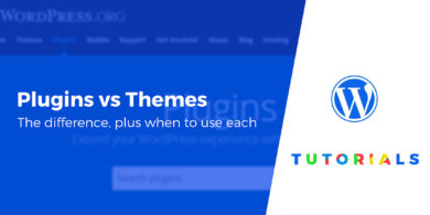 WordPress plugins vs themes