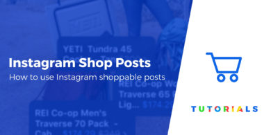 Instagram shoppable posts