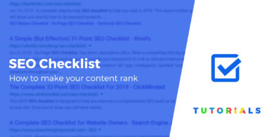 SEO checklist