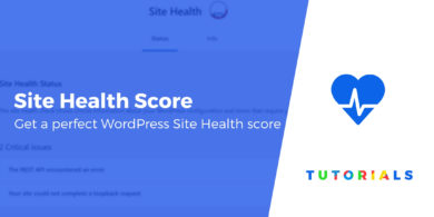 WordPress Site Health score