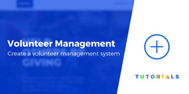 Volunteer management system