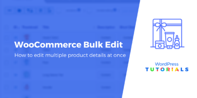 How to bulk edit WooCommerce products