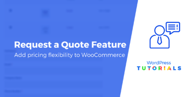 WooCommerce request a quote feature