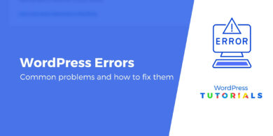 Common WordPress errors
