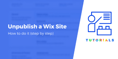 how to unpublish wix site