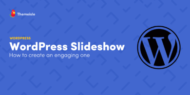 WordPress slideshow.