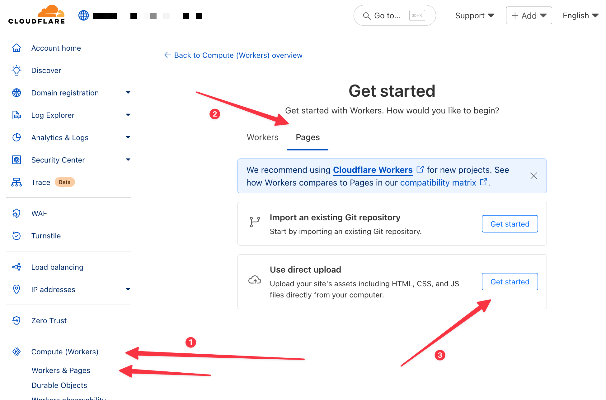 cloudfalre pages install